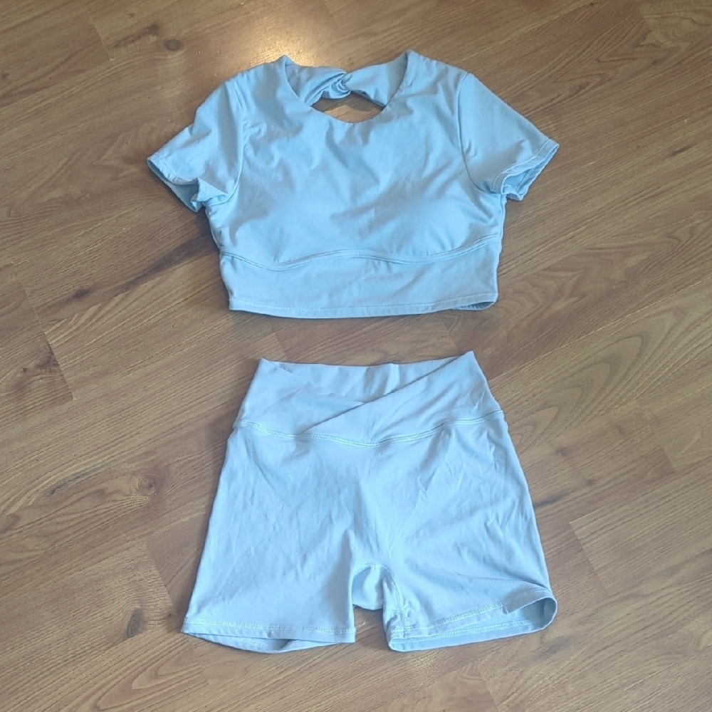 Light Blue Activewear Set